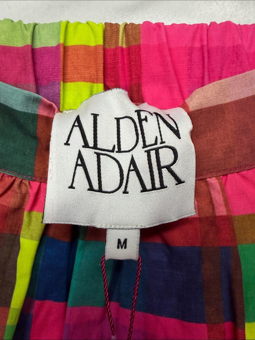 Alden Adair Multicolor Circus Plaid Maxi Skirt - Pink, Blue, Green - Picture 3 of 7